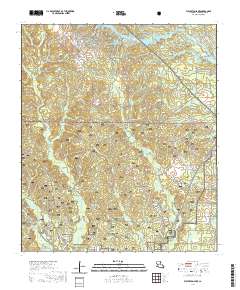 Fullerton Lake 2020 topographic map thumbnail