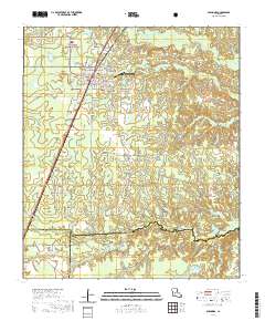 Glenmora 2020 topographic map thumbnail