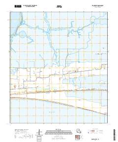Grand Bayou 2020 topographic map thumbnail
