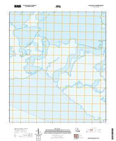 Grand Bayou du Large 2020 topographic map thumbnail