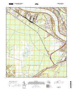Hahnville 2020 topographic map thumbnail