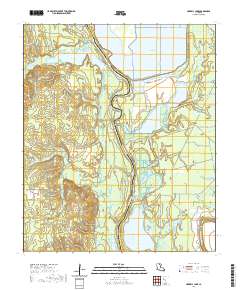 Harrell Lake 2020 topographic map thumbnail