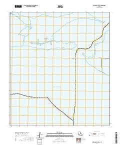 Hell Hole Bayou 2020 topographic map thumbnail