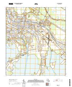 Houma 2020 topographic map thumbnail
