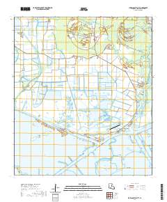 Intracoastal City 2020 topographic map thumbnail