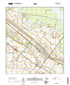 Jeanerette 2020 topographic map thumbnail