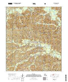Kisatchie 2020 topographic map thumbnail