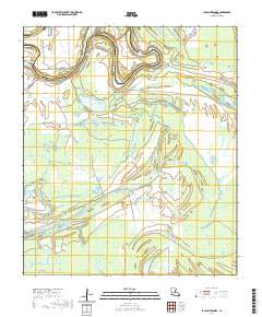 Lac Sainte Agnes 2020 topographic map thumbnail