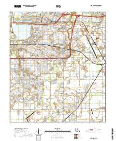 Lake Charles 2020 topographic map thumbnail
