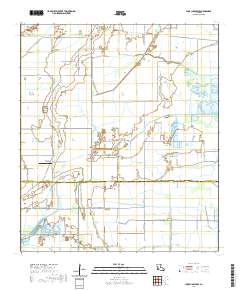 Lake Charles SE 2020 topographic map thumbnail