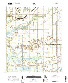 Lake Charles SW 2020 topographic map thumbnail