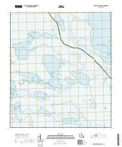 Lake Cuatro Caballo 2020 topographic map thumbnail