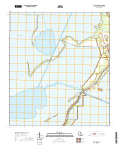 Lake Theriot 2020 topographic map thumbnail