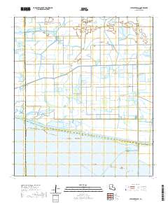 Latanier Bayou 2020 topographic map thumbnail