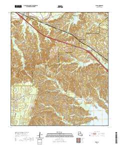 Lena 2020 topographic map thumbnail
