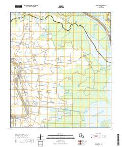 Loreauville 2020 topographic map thumbnail