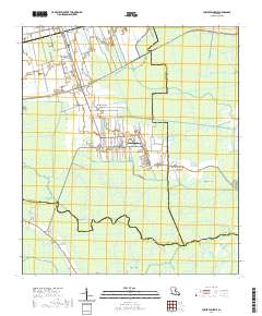Lower Vacherie 2020 topographic map thumbnail