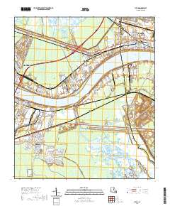 Luling 2020 topographic map thumbnail