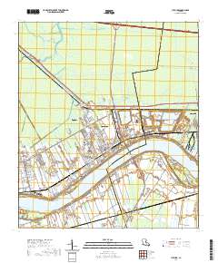 Lutcher 2020 topographic map thumbnail
