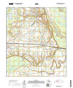 Marksville South 2020 topographic map thumbnail