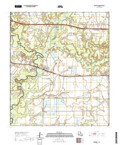 Mermentau 2020 topographic map thumbnail