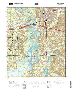 Minden South 2020 topographic map thumbnail