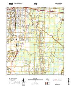 Monroe South 2020 topographic map thumbnail