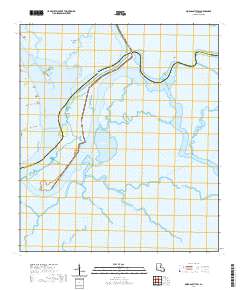 Morgan City SW 2020 topographic map thumbnail