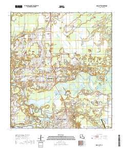 Moss Bluff 2020 topographic map thumbnail
