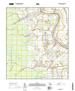 Napoleonville 2020 topographic map thumbnail