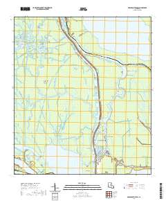 Napoleonville SW 2020 topographic map thumbnail