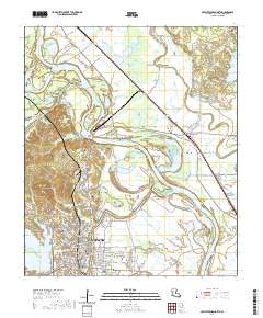 Natchitoches North 2020 topographic map thumbnail