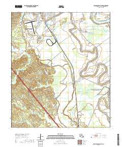 Natchitoches South 2020 topographic map thumbnail