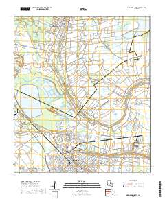 New Iberia North 2020 topographic map preview