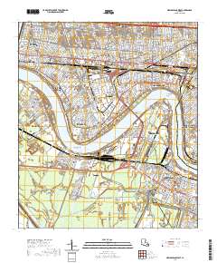 New Orleans West 2020 topographic map thumbnail