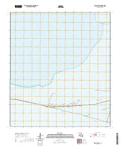 Pecan Island 2020 topographic map thumbnail