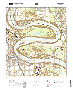 Plaquemine 2020 topographic map thumbnail