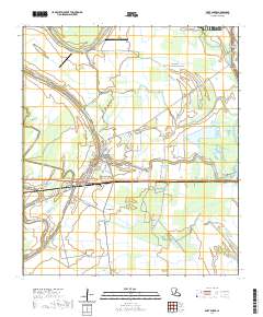 Port Barre 2020 topographic map thumbnail