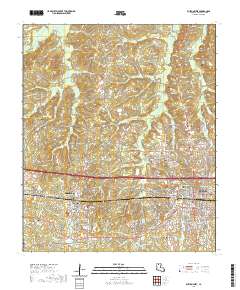 Ruston West 2020 topographic map thumbnail