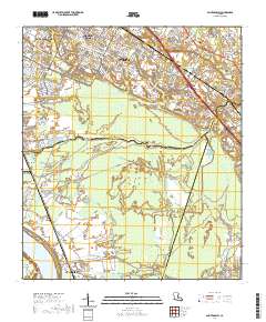 Saint Gabriel 2020 topographic map thumbnail