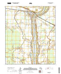 Simmesport 2020 topographic map thumbnail