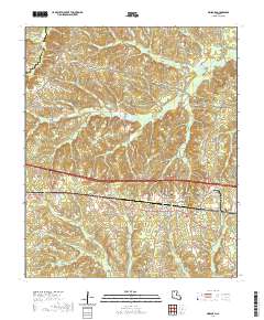 Simsboro 2020 topographic map thumbnail