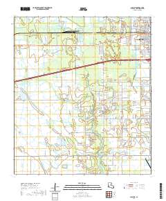 Sulphur 2020 topographic map thumbnail