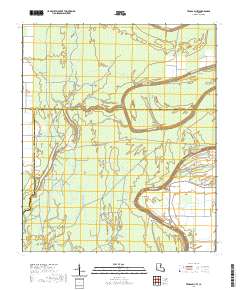 Tensas Bluff 2020 topographic map thumbnail