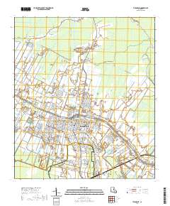 Thibodaux 2020 topographic map thumbnail