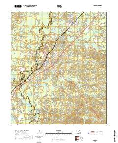 Tullos 2020 topographic map thumbnail