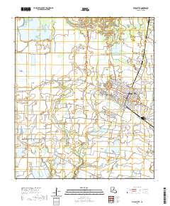 Ville Platte 2020 topographic map thumbnail