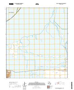 West of Johnson Bayou 2020 topographic map thumbnail