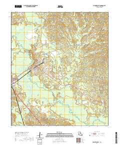 Winnfield East 2020 topographic map thumbnail