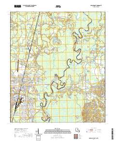 Bogalusa East 2020 topographic map thumbnail